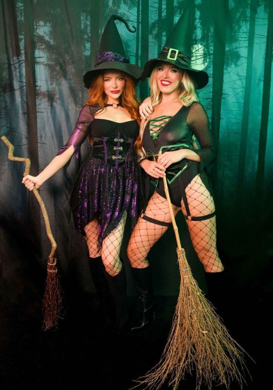 Костюм ведьмы Leg Avenue Mystical Witch L, платье, шляпа