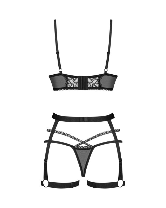 Комплект Obsessive Blomentis 3-pcs set XL/2XL
