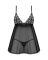 Пеньюар и трусики Obsessive Blomentis babydoll & thong M/L