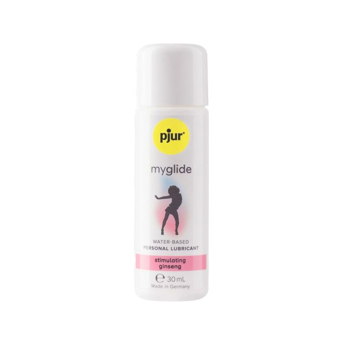 Возбуждающая смазка на водной основе pjur my glide 30 мл, с женьшенем, согревает