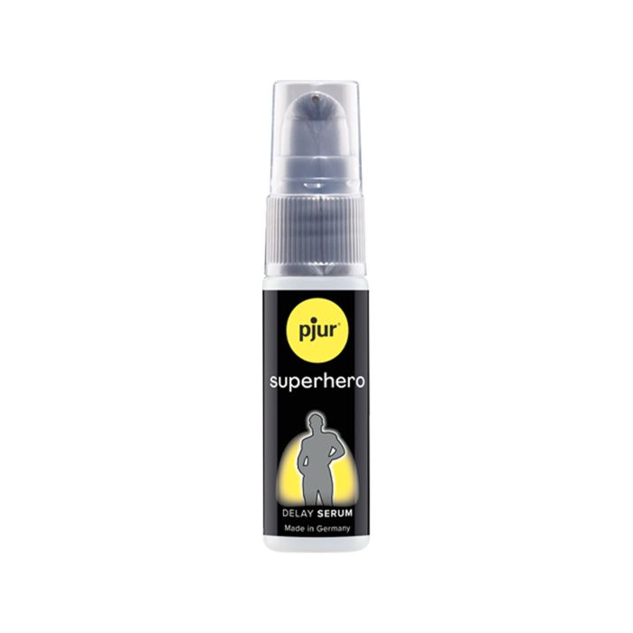 Пролонгирующий гель pjur Superhero Serum 20 мл, создает невидимую пленку снижающую чувствительность