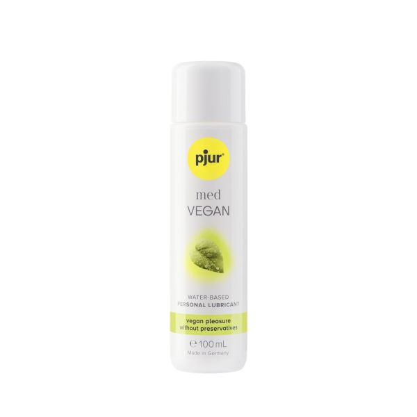 Лубрикант на водной основе pjur MED Vegan glide 100 мл — только веганские ингредиенты