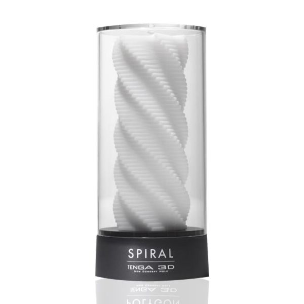 Мастурбатор Tenga 3D Spiral, очень нежный, из антибактериального эластомера с серебром