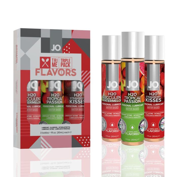 Набор JO Tri-Me Triple Pack — Flavors (3*30 мл) три разных вкуса оральных смазок