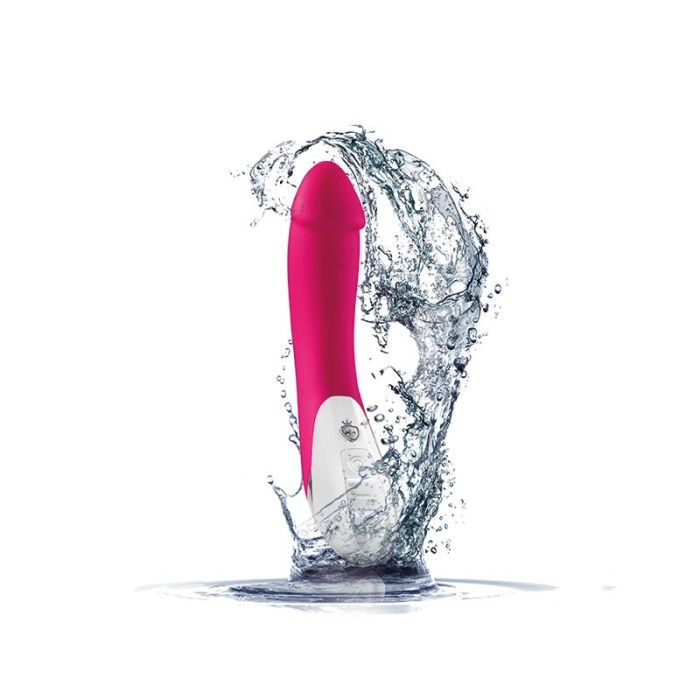 Мощный вибратор Mystim Terrific Truman Pink с двумя моторами и выраженной головкой