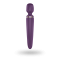 Вибромассажер Satisfyer Wand-er Woman (Purple/Gold) водонепроницаемый, мощный, размер XXL