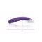 Мощный вибратор Mystim Sassy Simon Purple с двумя моторами и стимулирующим рельефом