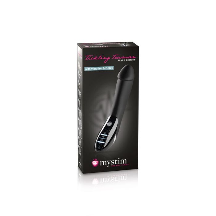 Вибратор с электростимуляцией Mystim Tickling Truman eStim Black, миостимулятор
