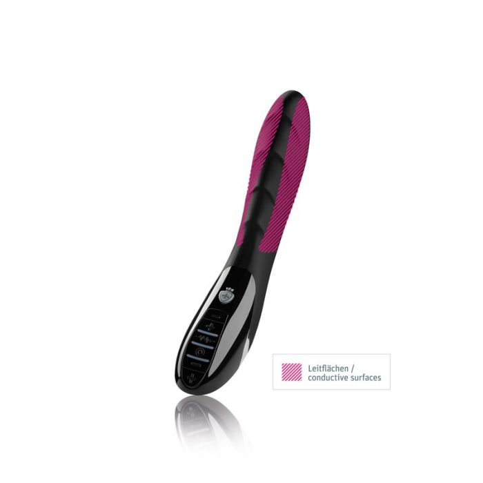 Вибратор с электростимуляцией Mystim Sizzling Simon eStim Black, миостимулятор