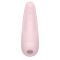 Вакуумный клиторальный стимулятор Satisfyer Curvy 2+ Pink с управлением через интернет