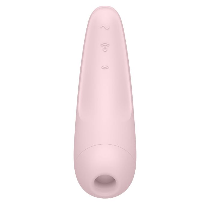 Вакуумный клиторальный стимулятор Satisfyer Curvy 2+ Pink с управлением через интернет