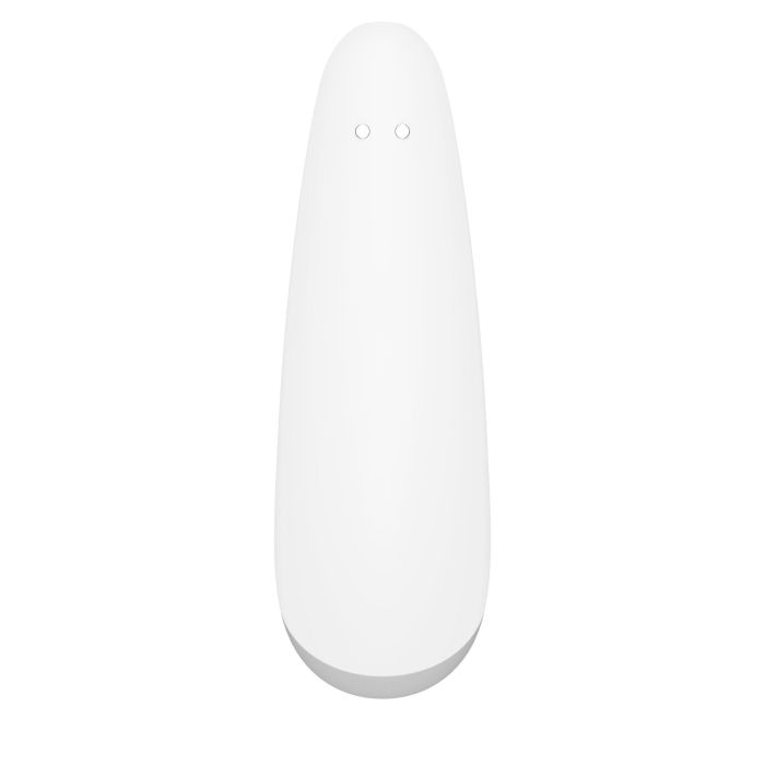 Вакуумный клиторальный стимулятор Satisfyer Curvy 2+ White с управлением через интернет
