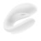 Смарт-вибратор для пар Satisfyer Double Joy White с широким клиторальным стимулятором