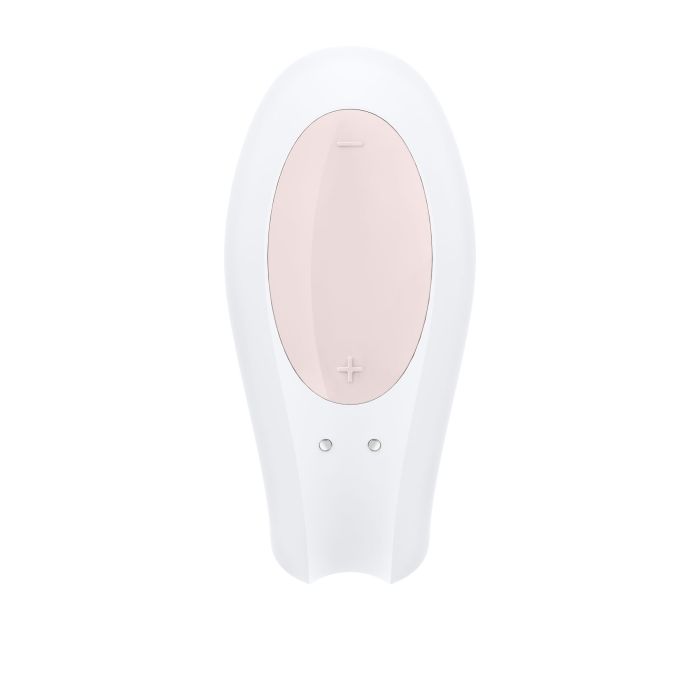 Смарт-вибратор для пар Satisfyer Double Joy White с широким клиторальным стимулятором