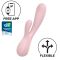 Смарт вибратор-кролик Satisfyer Mono Flex Mauve, 2 мотора, управление через интернет