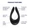 Вибратор для пар Satisfyer Endless Joy Black, 3 независимых мотора, многофункциональный