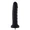 Силиконовый фаллоимитатор для секс-машин Hismith 7.1" Anal Dildo Black, система KlicLok