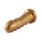 Золотой фаллоимитатор Hismith 6.8" Golden Silicone Dildo, система KlicLok