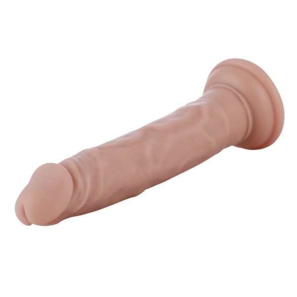 Реалистичный фаллоимитатор для секс-машин Hismith 7.5" Flexible Silicone Dildo, система KlicLok