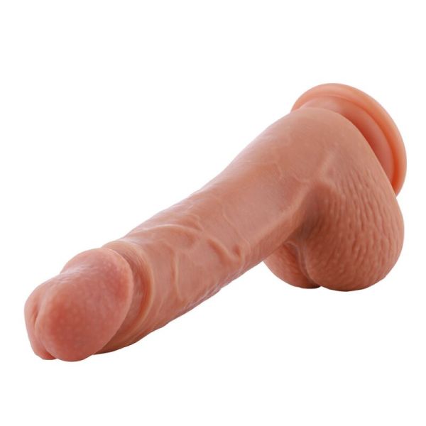 Ультрареалистичный фаллоимитатор для секс-машин Hismith 8.3" 2-layers Silicone Flesh Dildo,2-слойный
