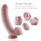 Силиконовый фаллоимитатор для секс-машин Hismith 8.3" Silicone Dildo, изогнутый, система KlicLok