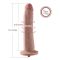 Фаллоимитатор 10.2" с вибрацией для секс-машин Hismith Silicone Dildo with Vibe, KlicLok, пульт ДУ