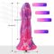 Фаллоимитатор для секс-машин Hismith 10.3" Silicone Monster Dildo Series, KlicLok и присоска