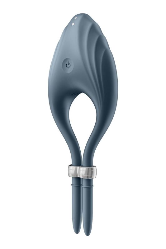 Эрекционное вибокольцо лассо Satisfyer Duelist Dark Blue, 10 режимов, мощный мотор