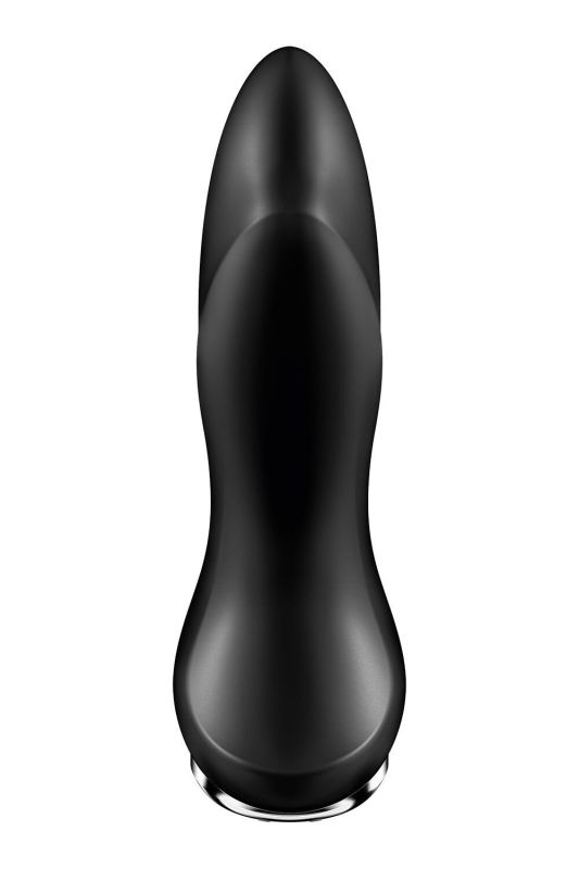 Анальная смарт-вибропробка с жемчужным массажем Satisfyer Rotator Plug 1+ Black