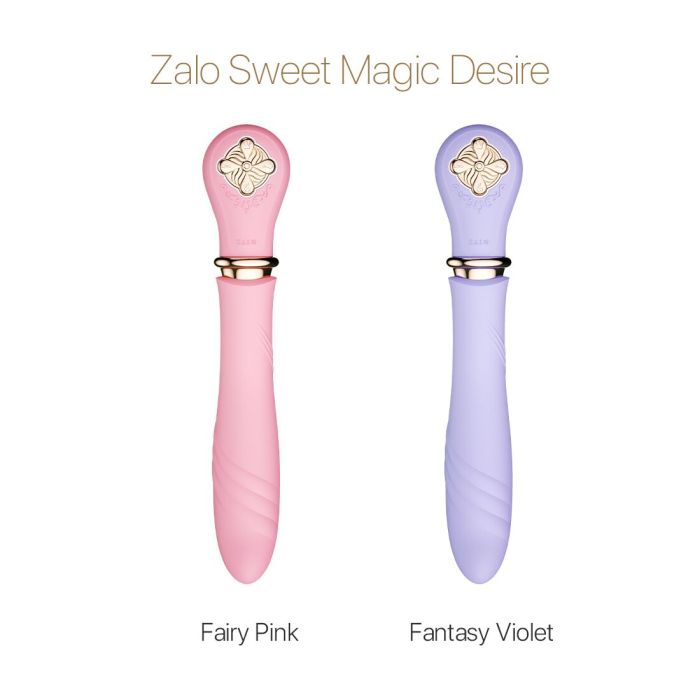 Пульсатор с подогревом Zalo Sweet Magic - Desire Fantasy Violet, турбо режим