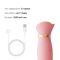 Вибратор с подогревом и вакуумной стимуляцией клитора Zalo - ROSE Vibrator Strawberry Pink