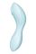 Вакуумный смарт-стимулятор с вибрацией Satisfyer Curvy Trinity 5 (Blue), управление со смартфона