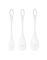 Набор йони бусин Satisfyer Yoni Power 1 White, диаметр 2-2,5-3см, вес 22-46-74гр