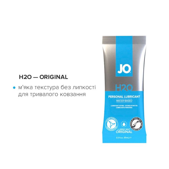 Набор смазок на водной основе JO Four Play (8*10 мл): H2O Original, Agap? Original, H2O Strawberry K