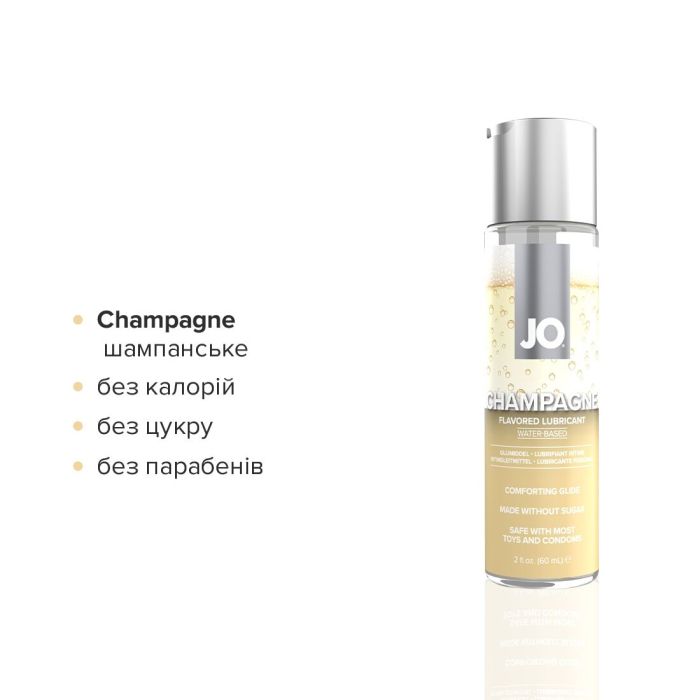 Набор лубрикантов JO Sweet&Bubbly — Champagne & Chocolate Covered Strawberry (2*60 мл)