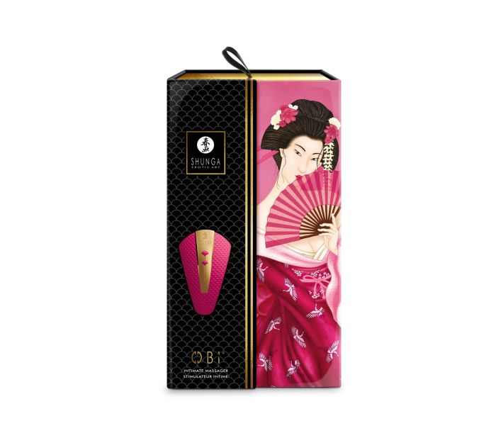 Клиторальный вибратор Shunga Obi Raspberry