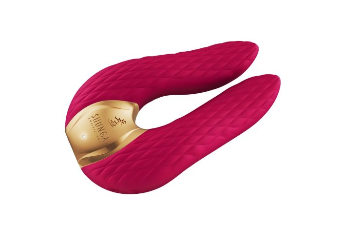 Вибратор для клитора Shunga Aiko Raspberry, гибкие кончики