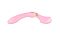 Вибромассажер Shunga Zoa Light Pink, двусторонний