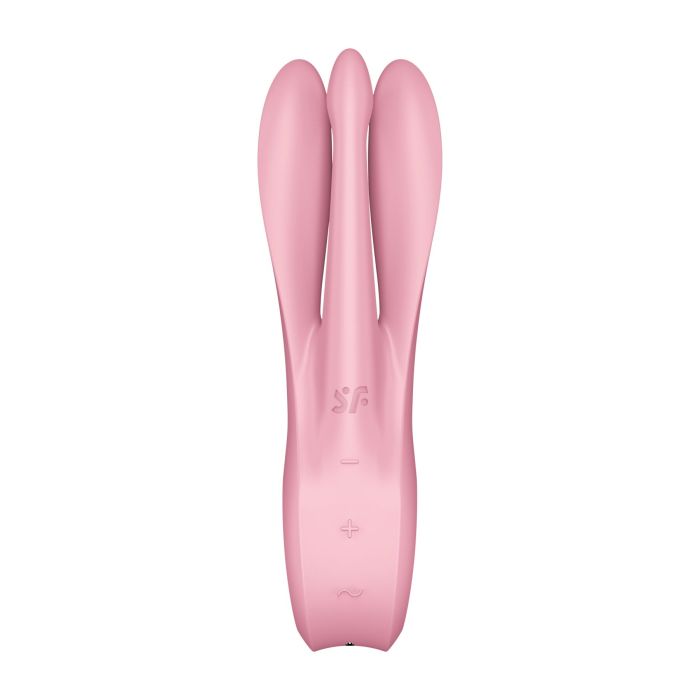 Клиторальный вибратор Satisfyer Threesome 1 Pink с тремя гибкими пальчиками
