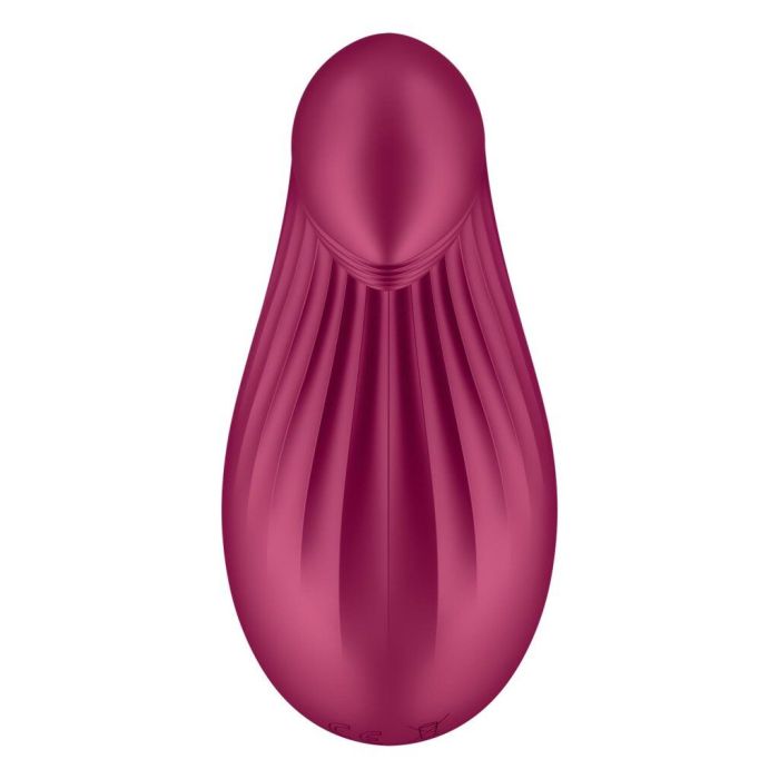 Вибратор Satisfyer Dipping Delight Berry, 2 мотора, гибкий кончик