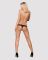 (SALE) Кружевные танга с доступом Obsessive 828-THC-1 crotchless thong L/XL, черные