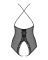 Сетчатое боди с открытыми ягодицами Obsessive 841-TED-1 teddy L/XL, черный