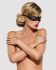 Кружевная маска Obsessive A701 mask, единый размер, черная