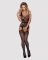 Бодистокинг Obsessive Bodystocking F217 XL/XXL, элегантный силуэтный рисунок, имитация чулок