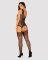 Бодистокинг Obsessive Bodystocking G323 S/M/L black, рисунок пчелы и бабочки