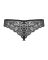 Кружевные танга с доступом Obsessive Contica crothchles thong L/XL, черные