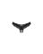Полупрозрачные трусики с подвеской Obsessive Ivannes panties black 2XL/3XL, черные