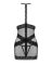 Полупрозрачная сорочка с открытой грудью Obsessive Lacrisia chemise XS/S, черная, с чокером