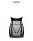 Полупрозрачная сорочка с открытой грудью Obsessive Lacrisia chemise M/L, черная, с чокером