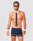 Эротический костюм пилота Obsessive Pilotman set 2XL/3XL, боксеры, манжеты, воротник с галстуком, оч